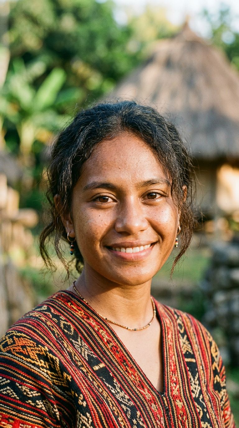 Young woman from East Timor