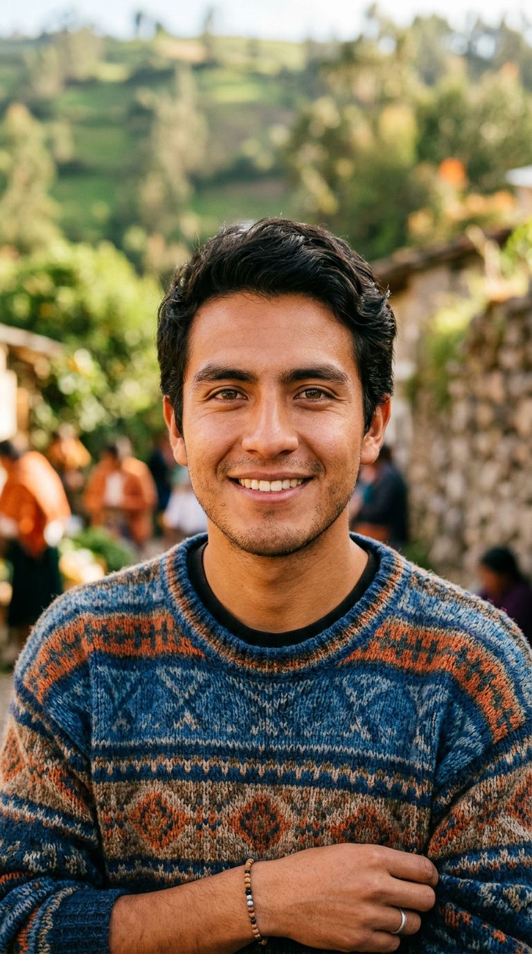 Young man from Ecuador
