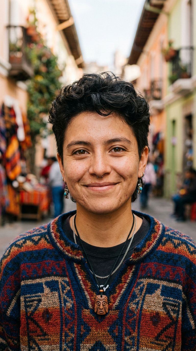 Nonbinary person from Ecuador