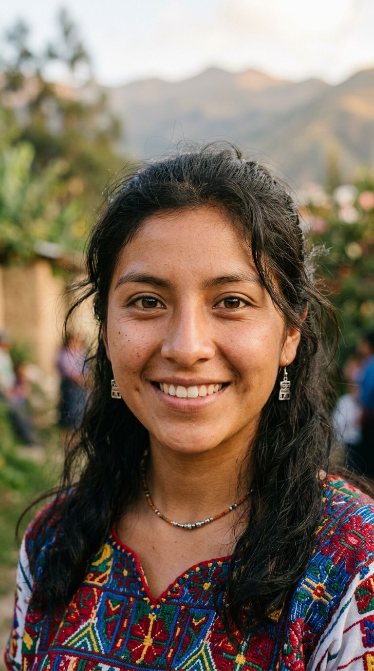 Young woman from Ecuador