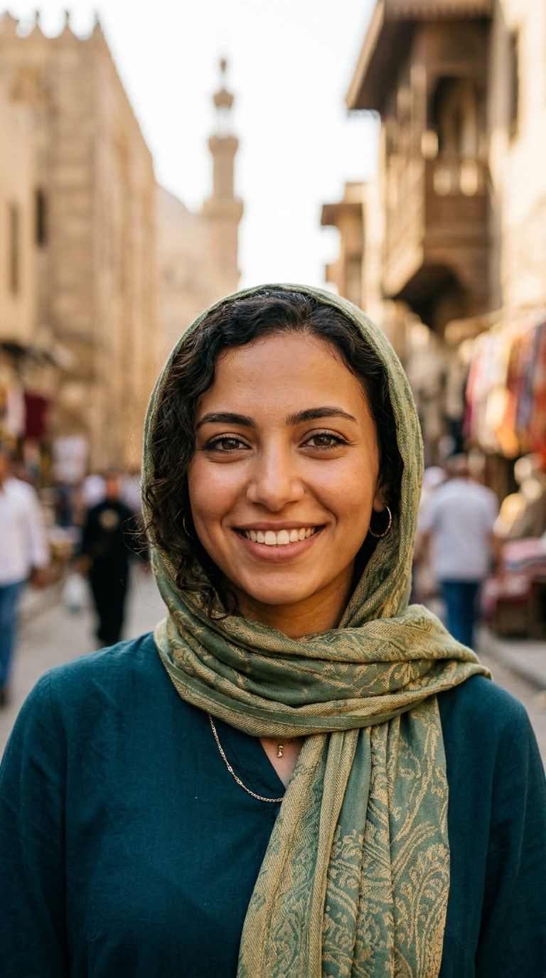 Young woman from Egypt