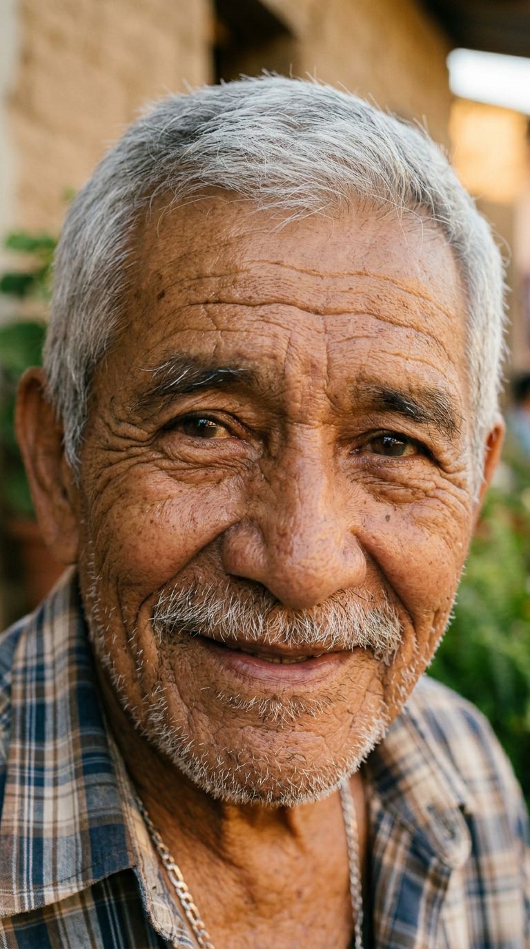 Elderly man from El Salvador