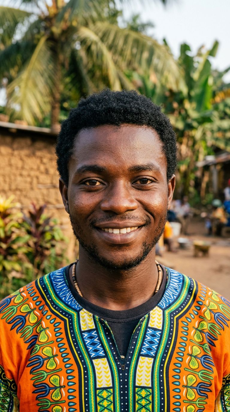 Young man from Equatorial Guinea