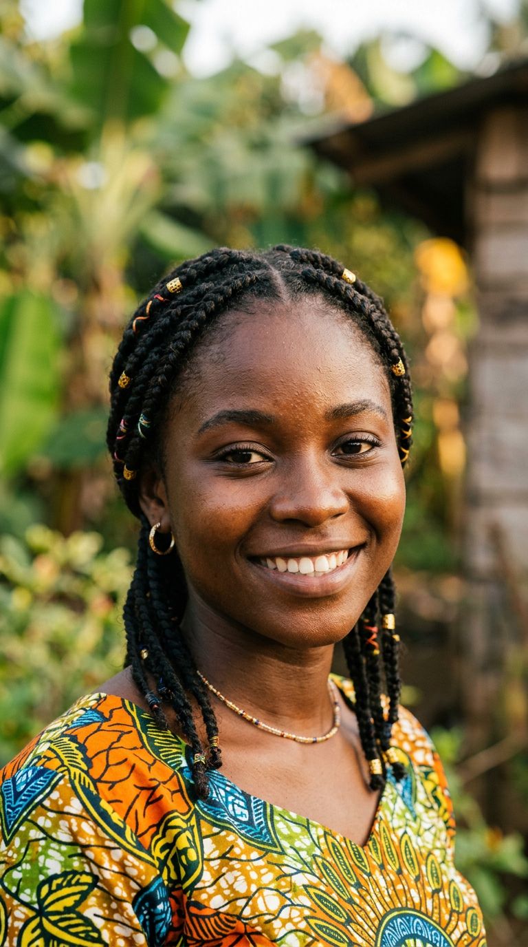 Young woman from Equatorial Guinea