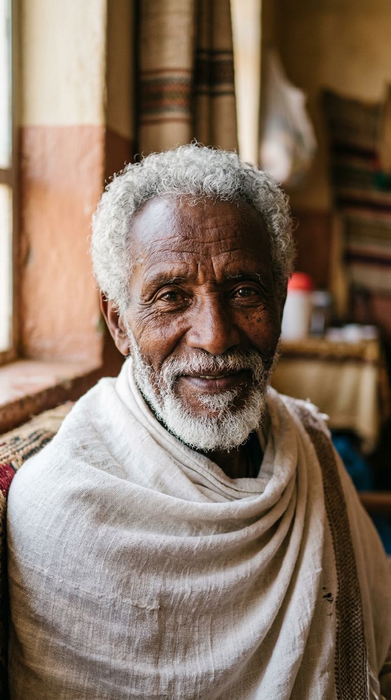 Elderly man from Eritrea