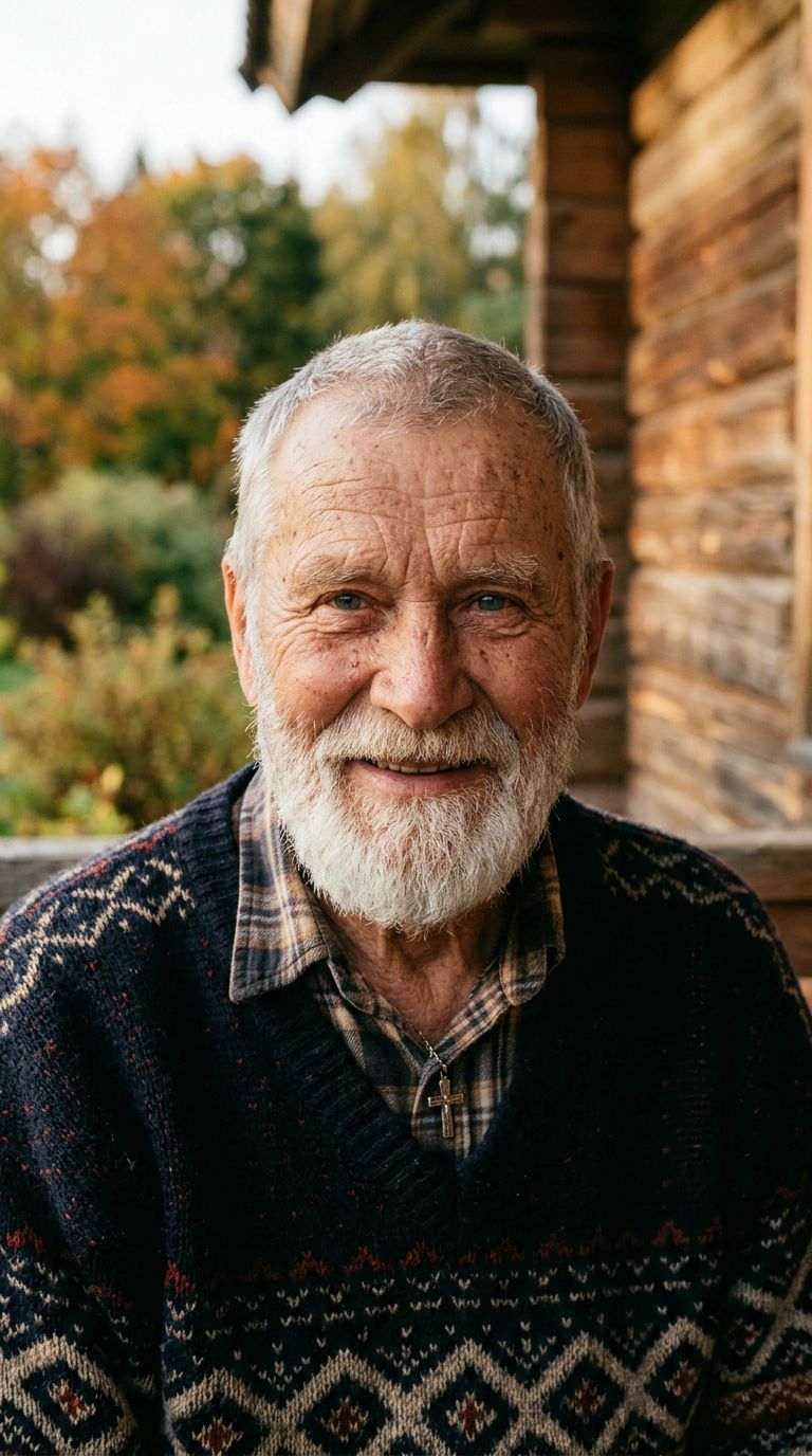 Elderly man from Estonia