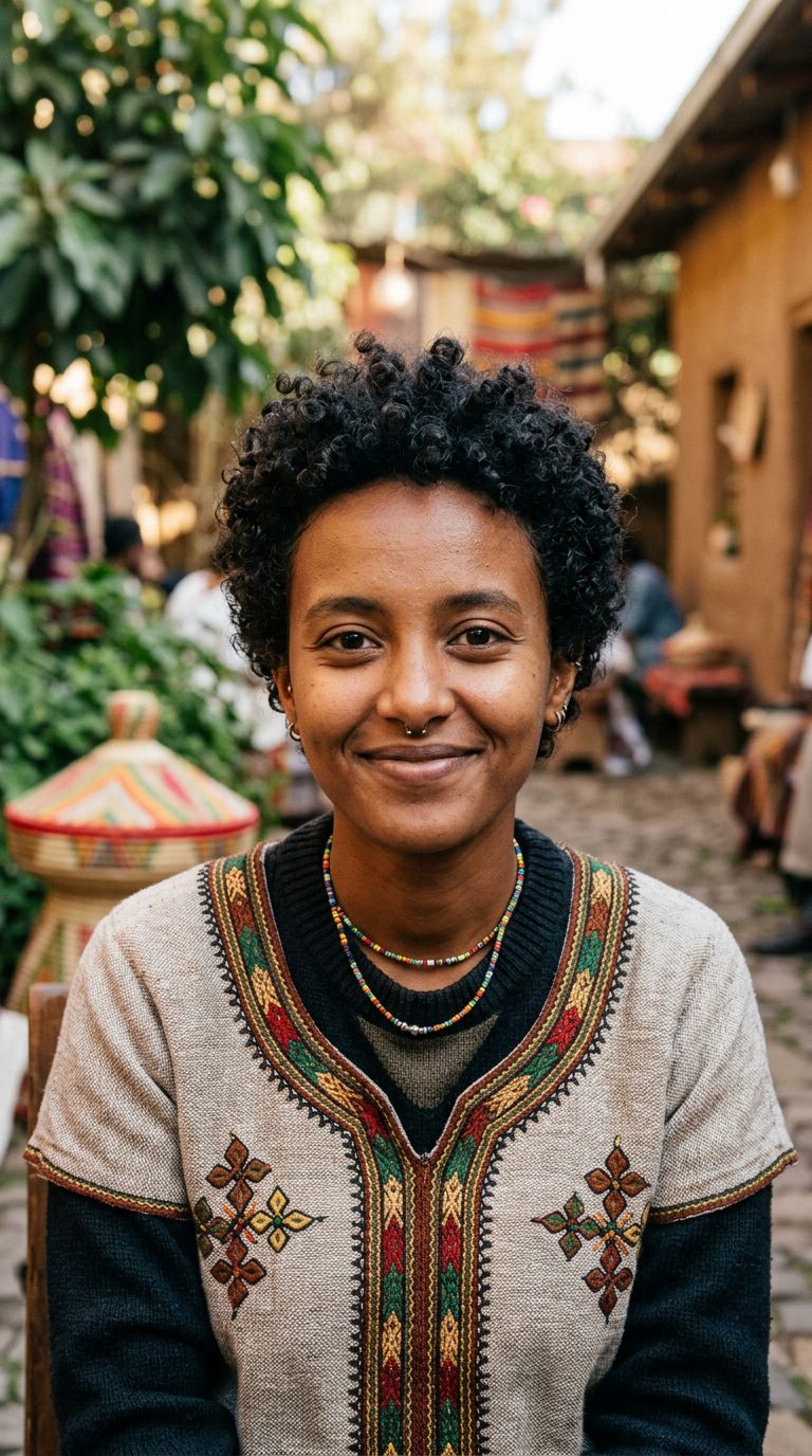 Nonbinary person from Ethiopia