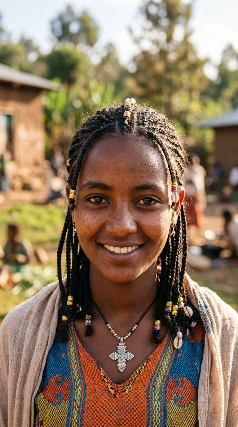 Young woman from Ethiopia