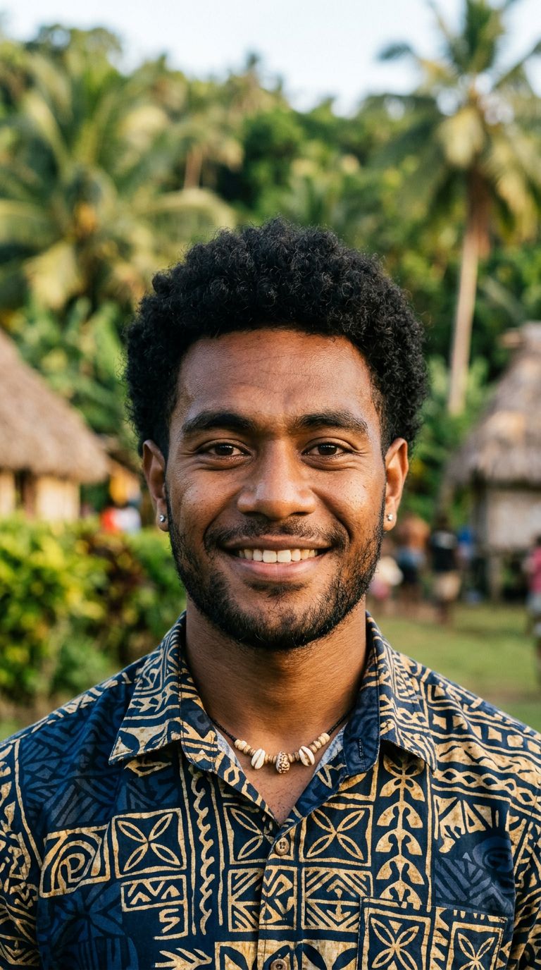 Young man from Fiji