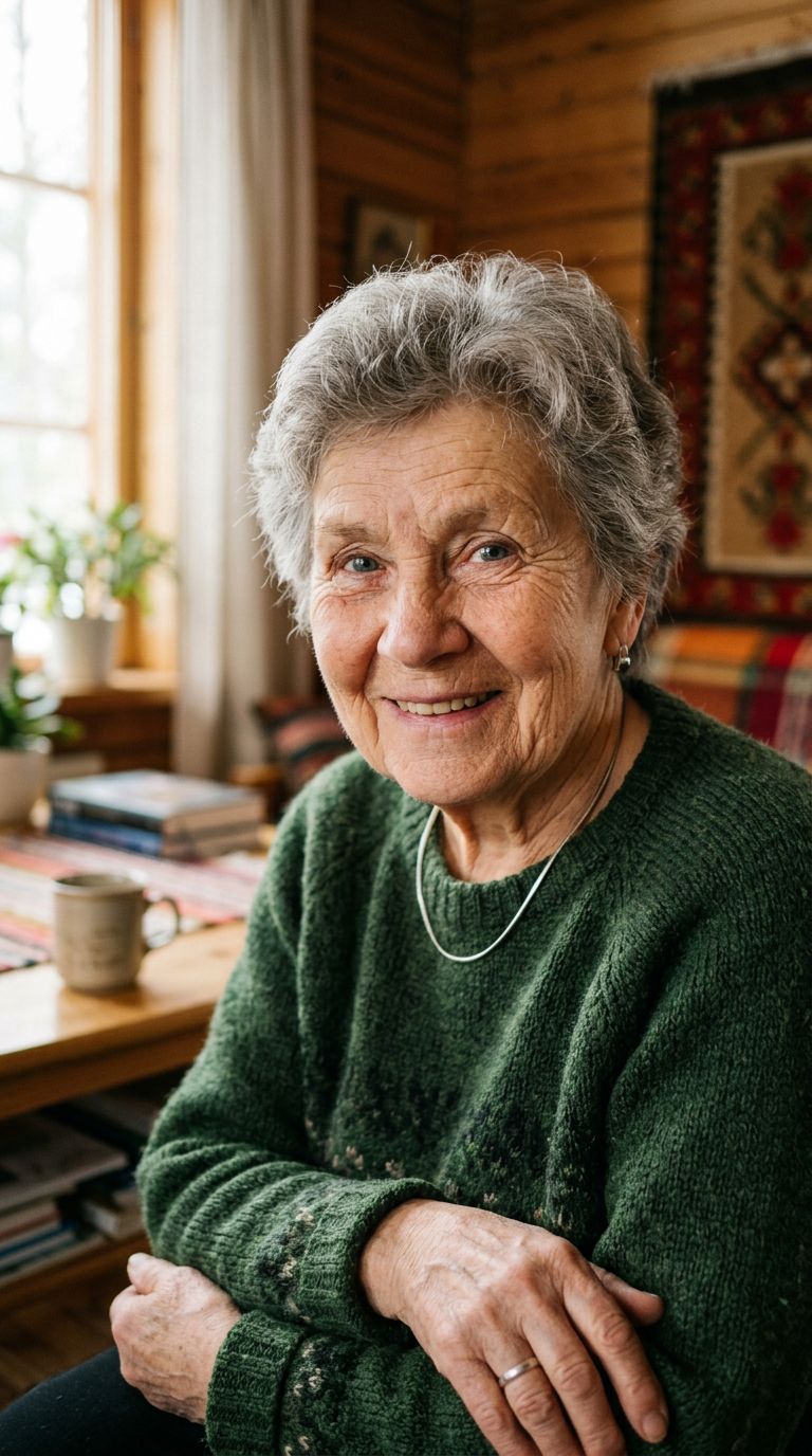 Elderly woman from Finland