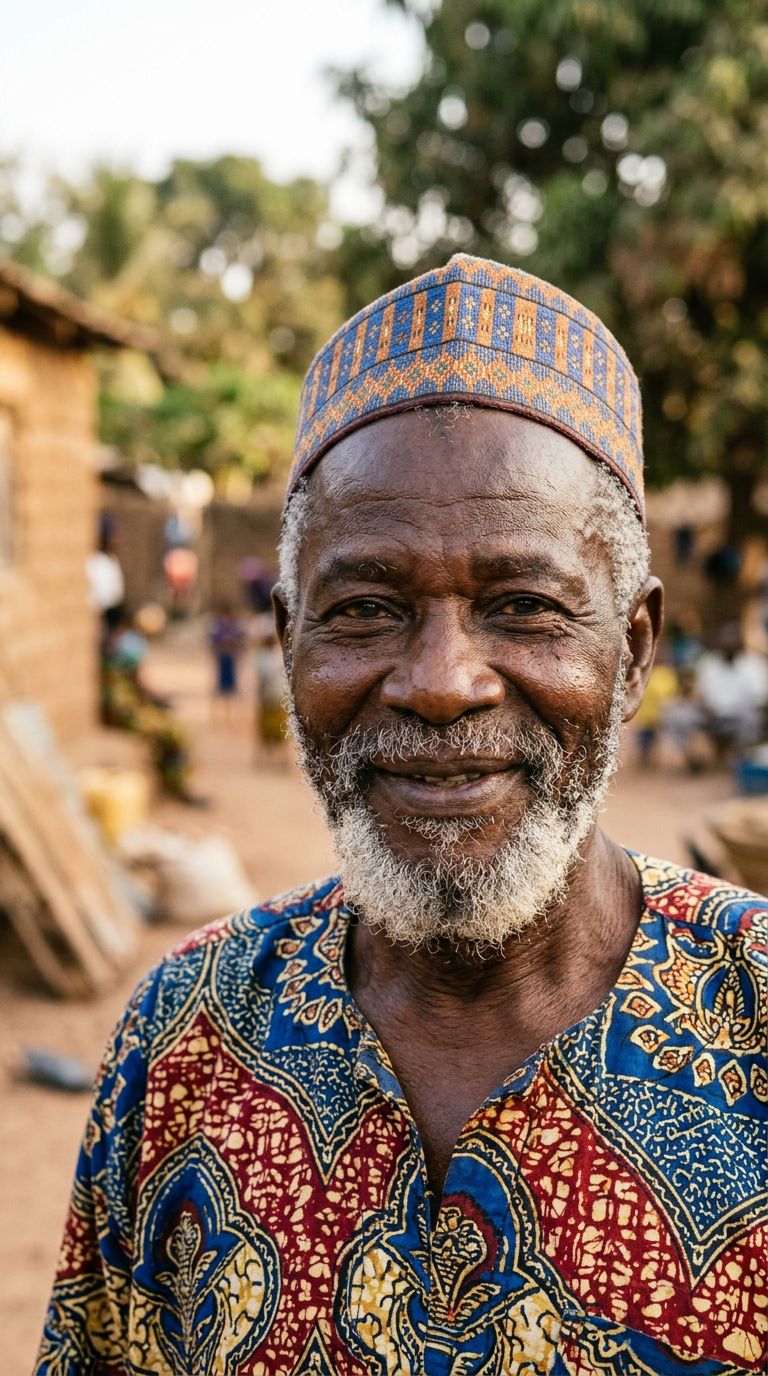 Elderly man from Gambia