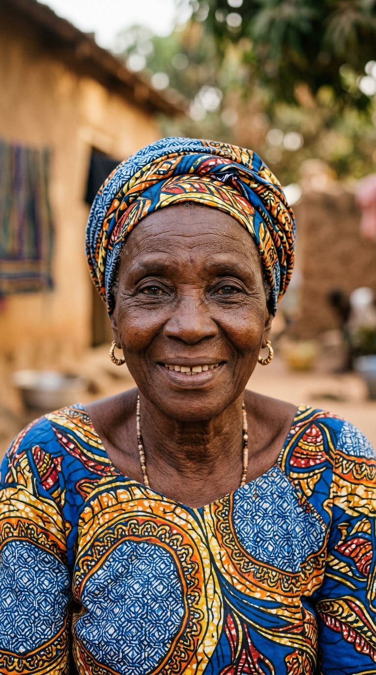 Elderly woman from Gambia