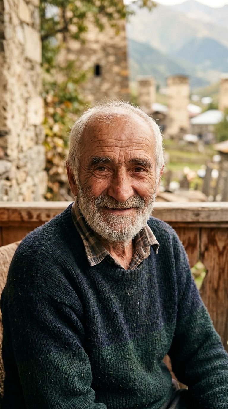 Elderly man from Georgia