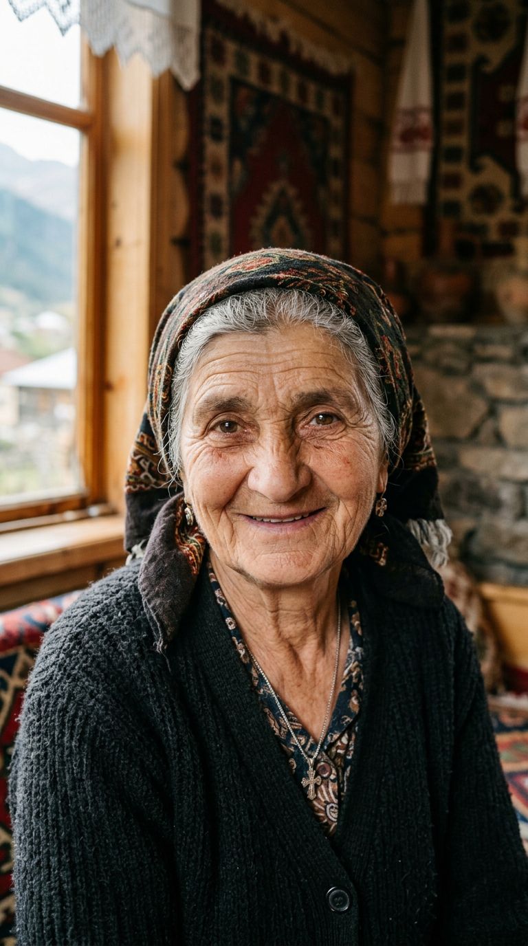 Elderly woman from Georgia