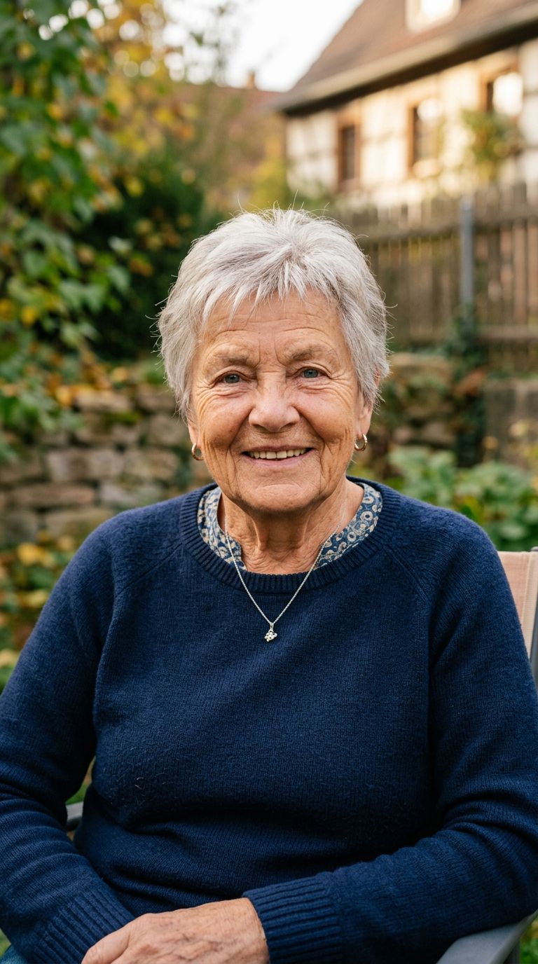 Elderly woman from Germany