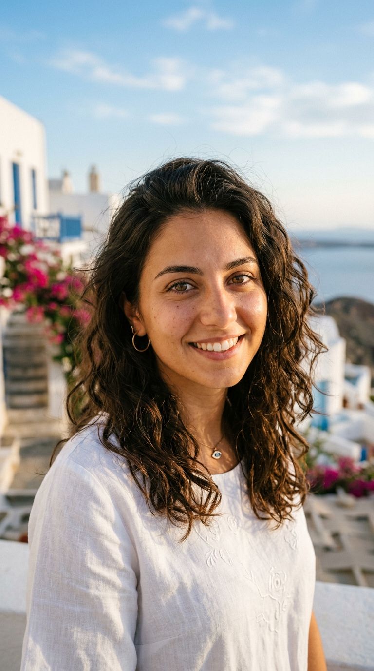 Young woman from Greece