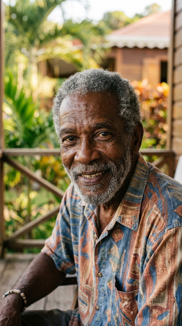 Elderly man from Grenada
