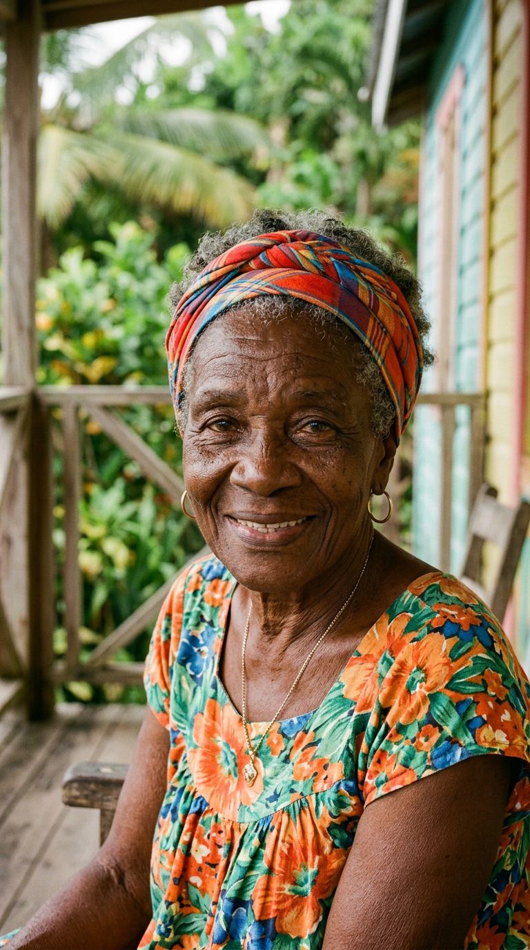 Elderly woman from Grenada