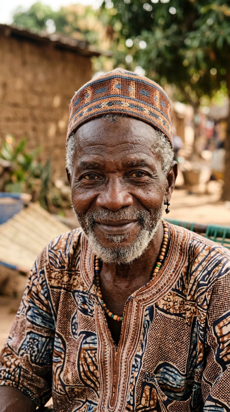 Elderly man from Guinea Bissau