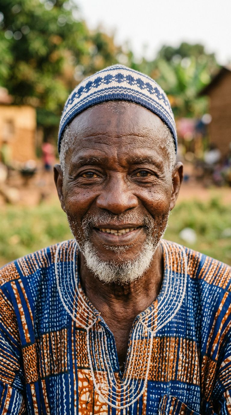 Elderly man from Guinea