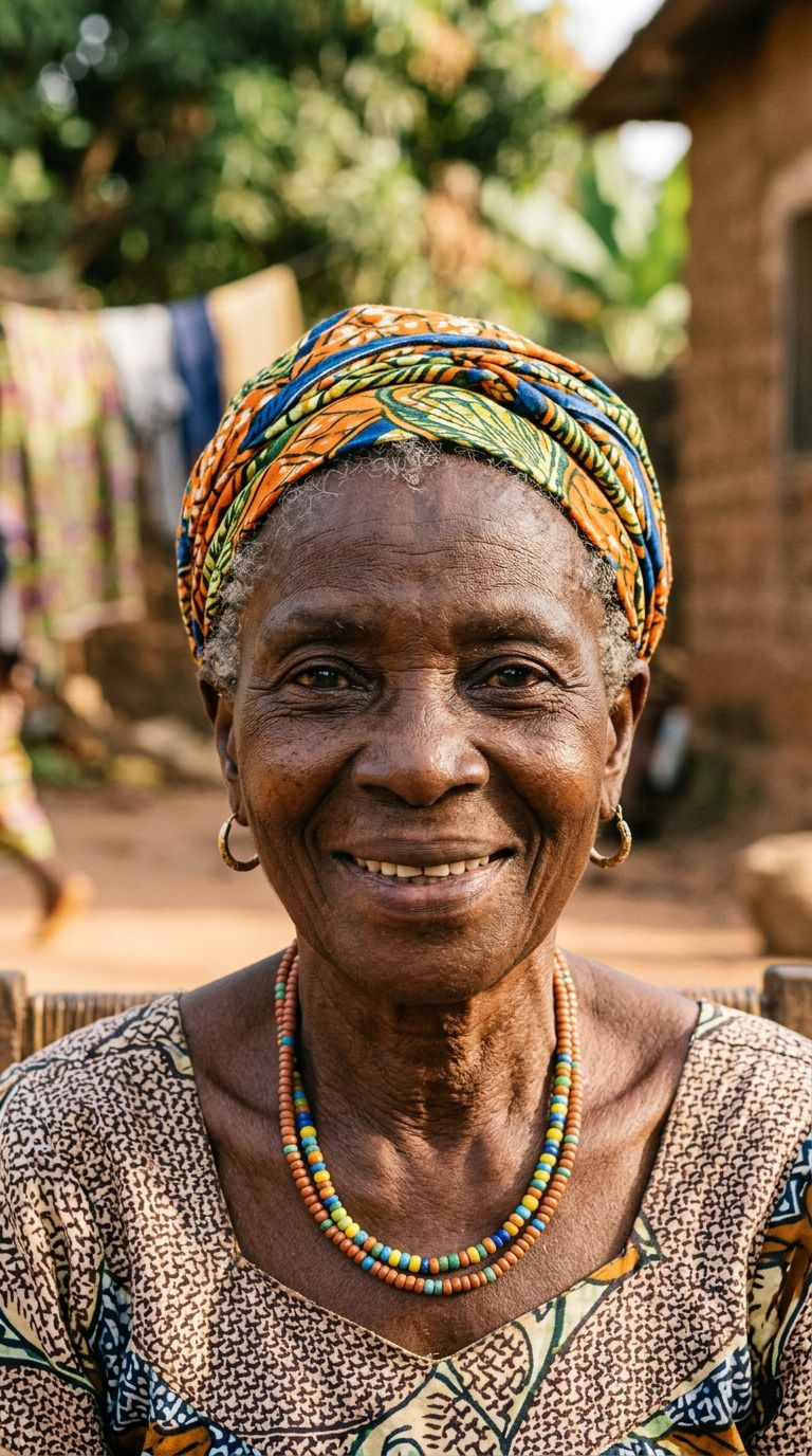 Elderly woman from Guinea