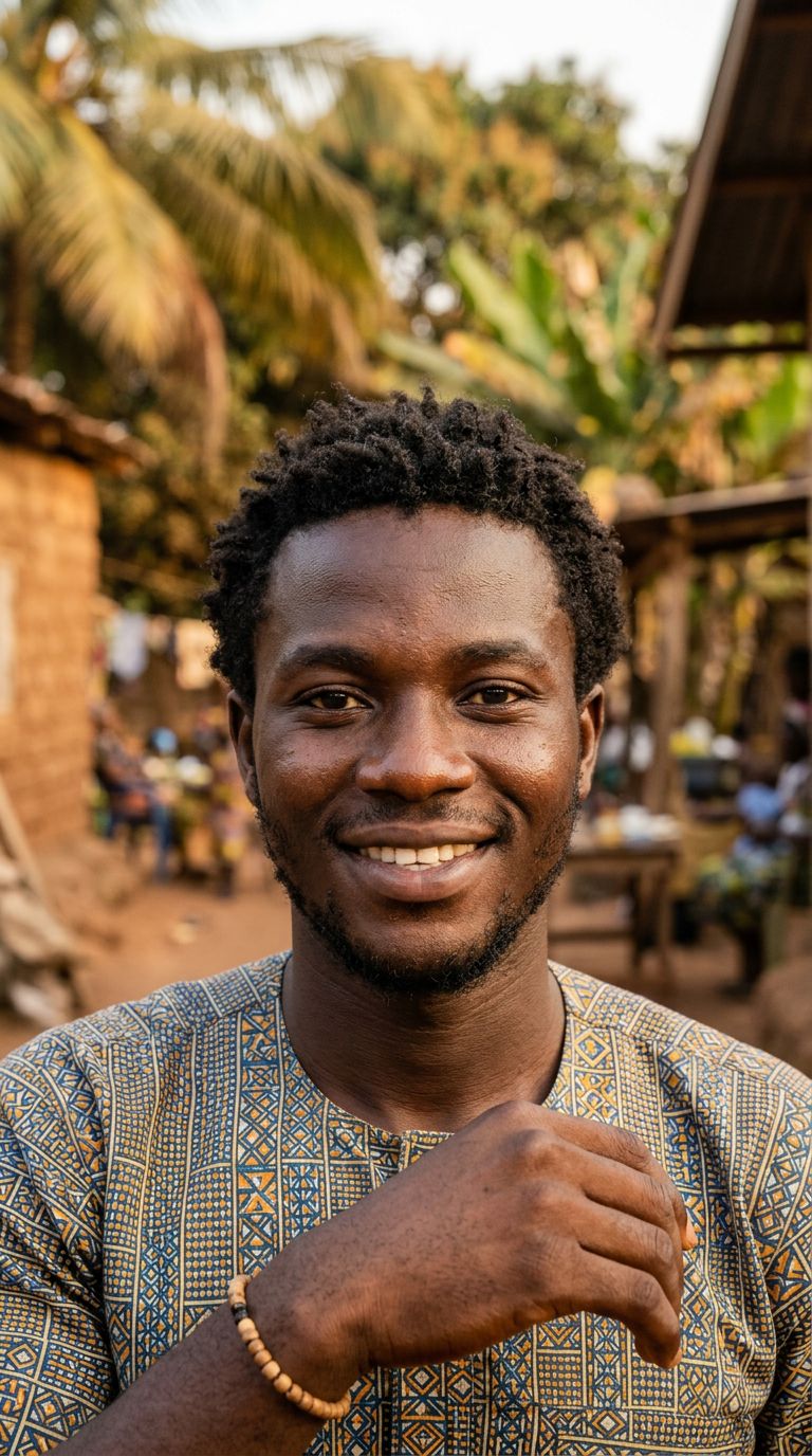 Young man from Guinea