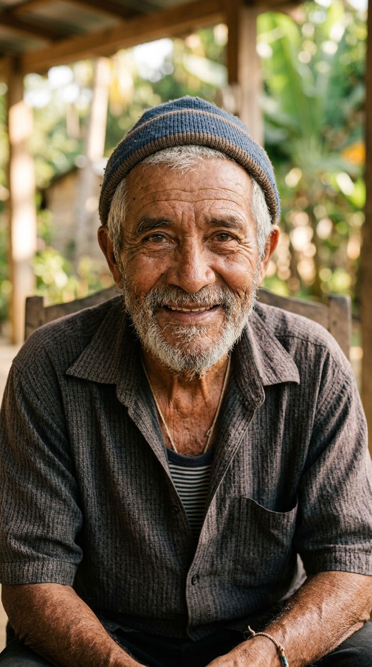 Elderly man from Honduras