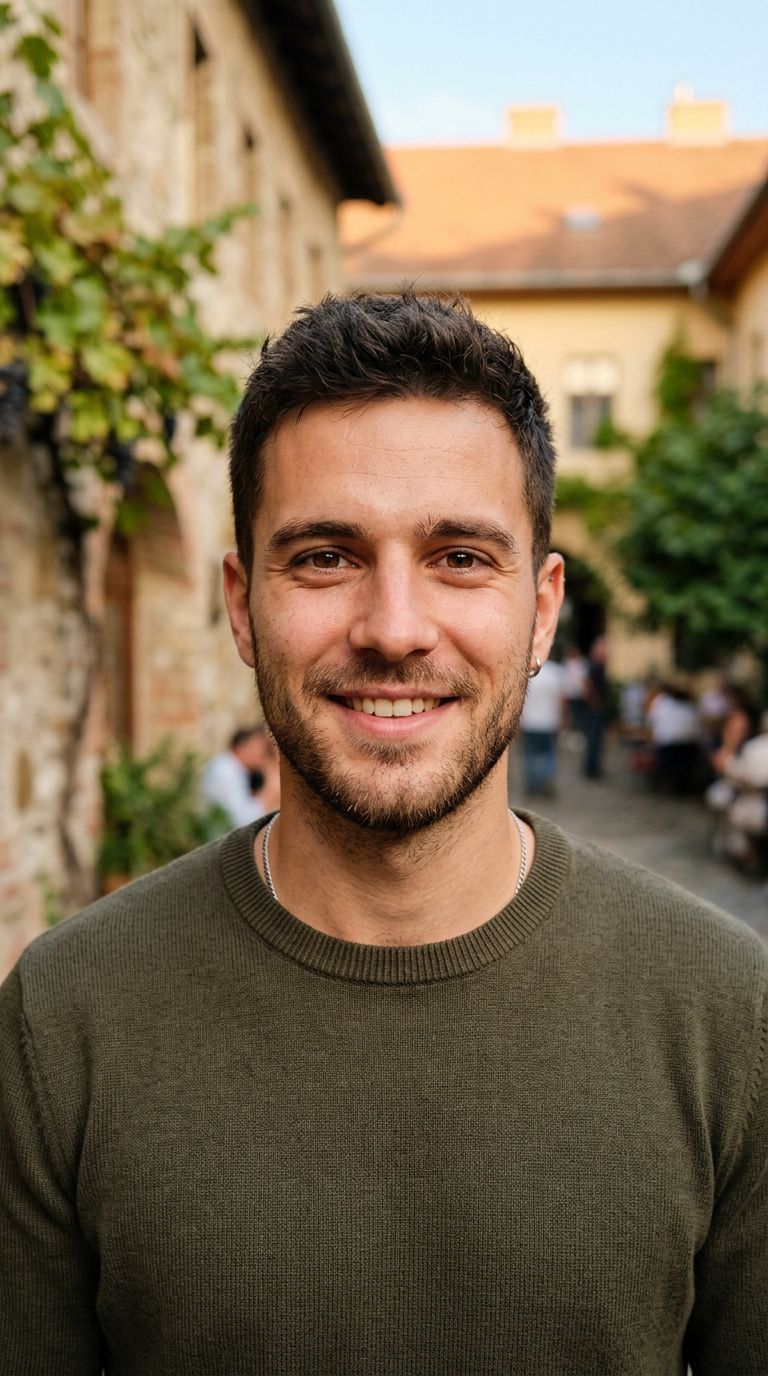 Young man from Hungary