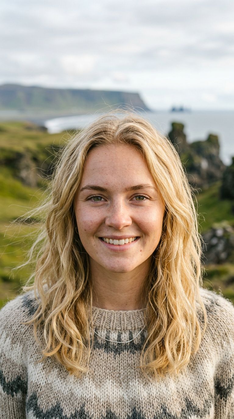 Young woman from Iceland