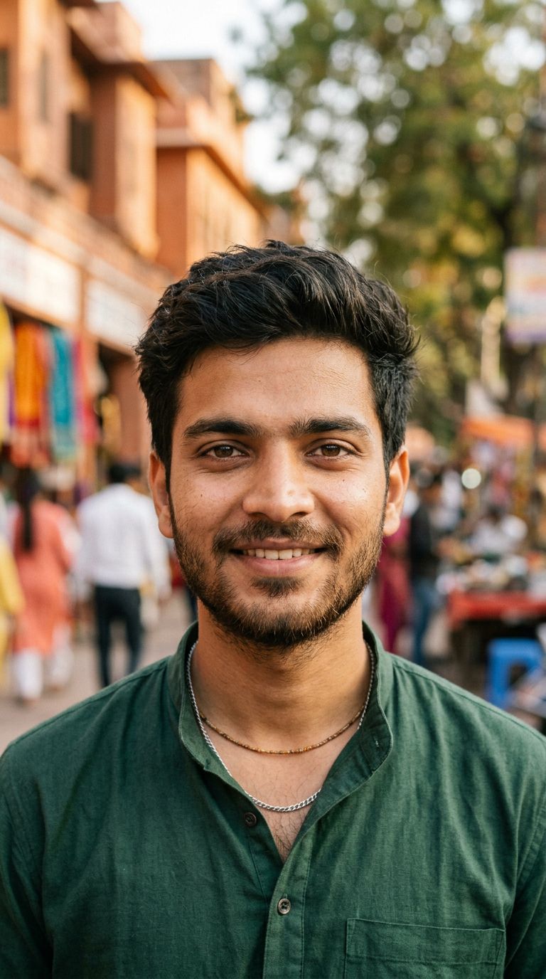 Young man from India
