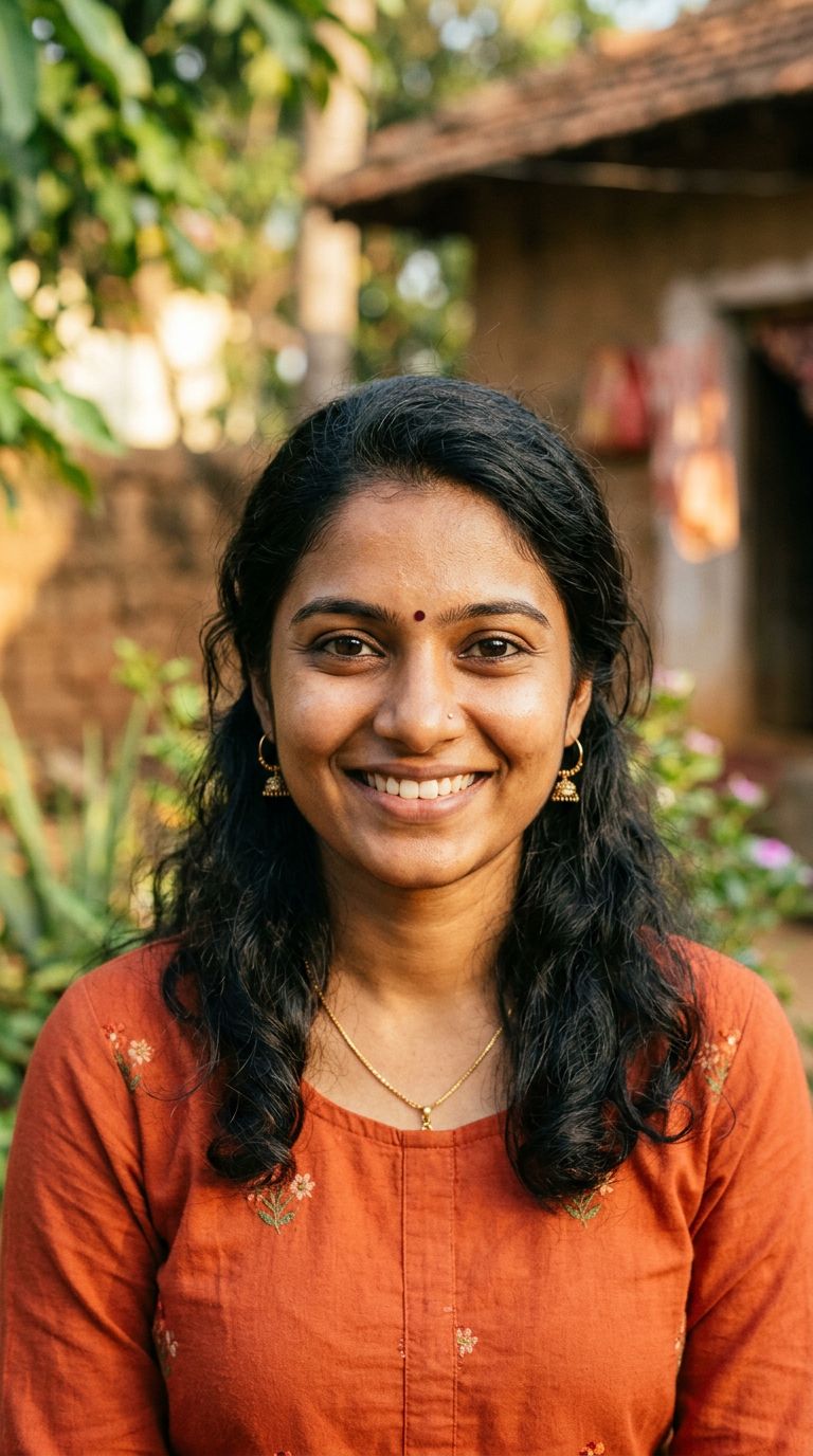 Young woman from India