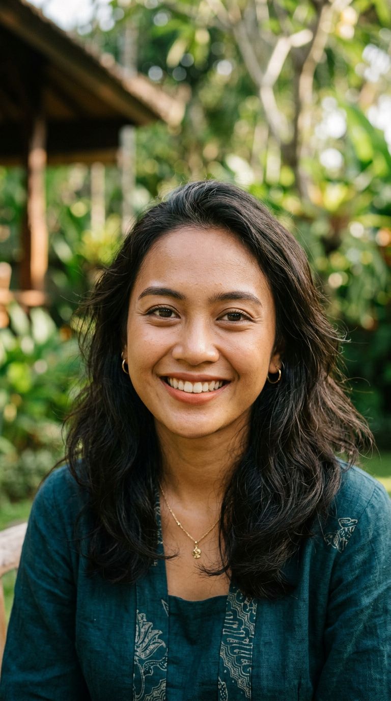 Young woman from Indonesia