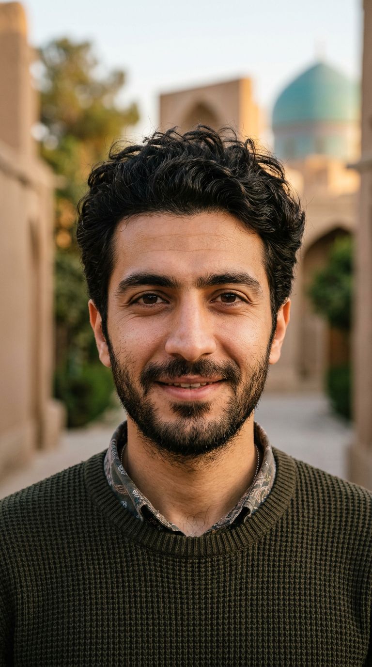 Young man from Iran