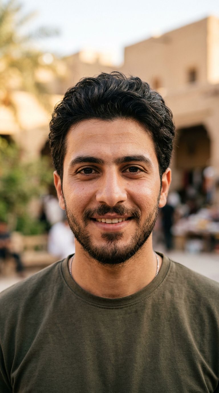 Young man from Iraq