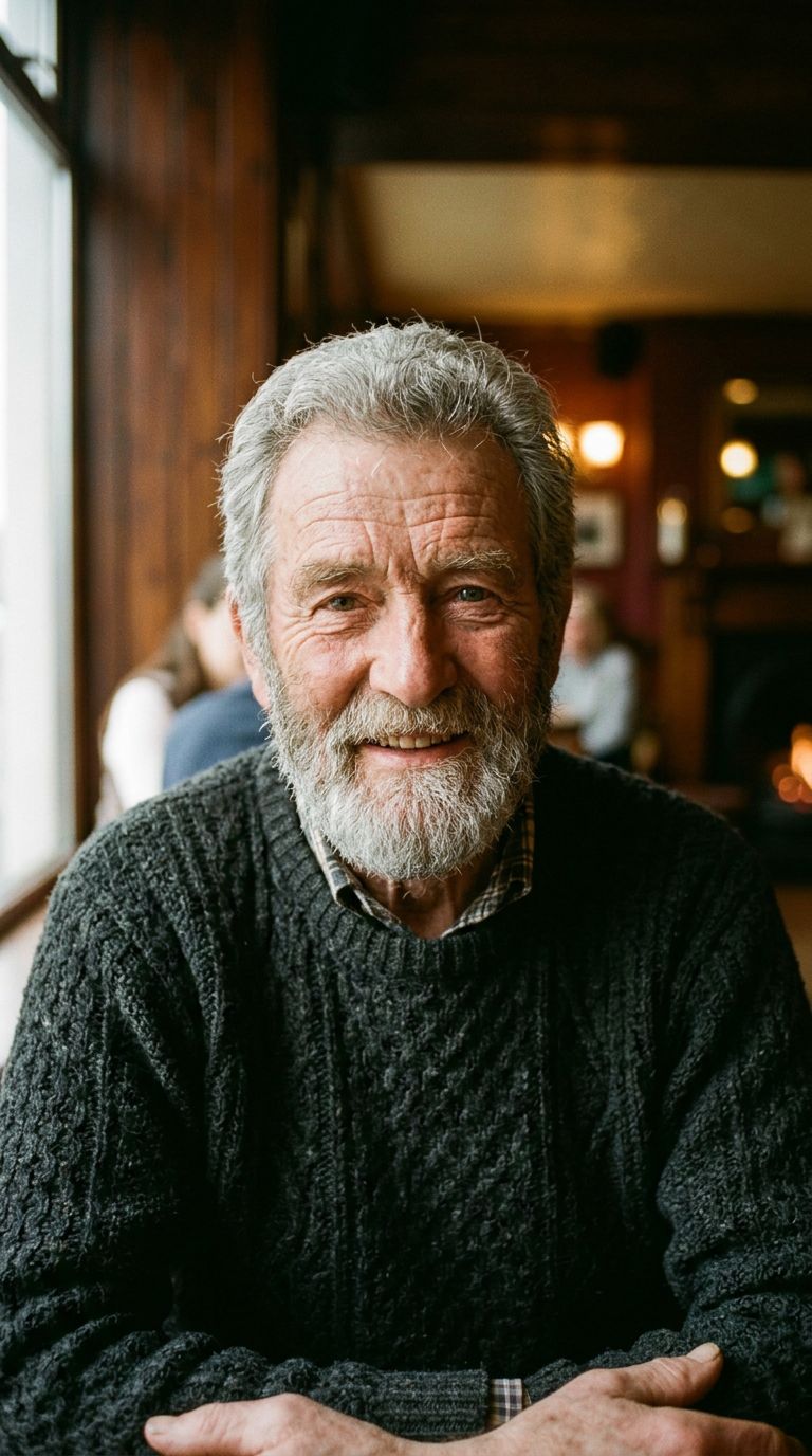 Elderly man from Ireland