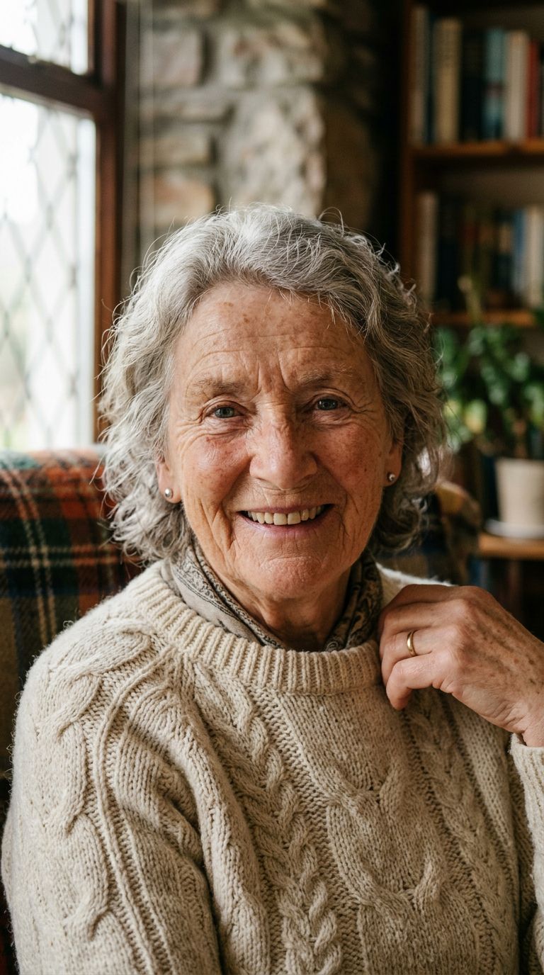 Elderly woman from Ireland