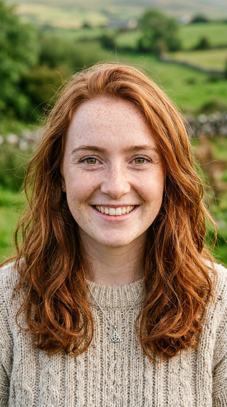 Young woman from Ireland