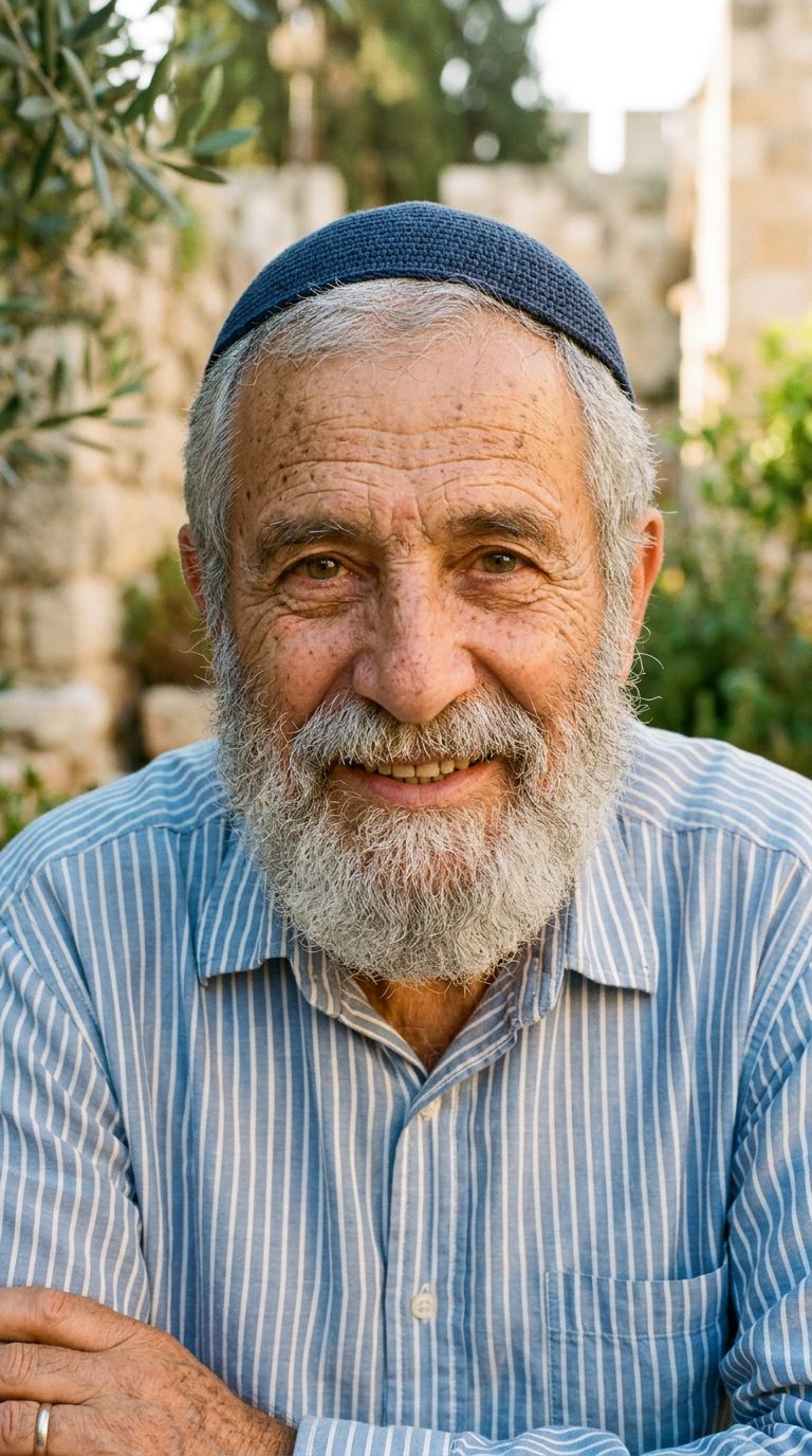 Elderly man from Israel
