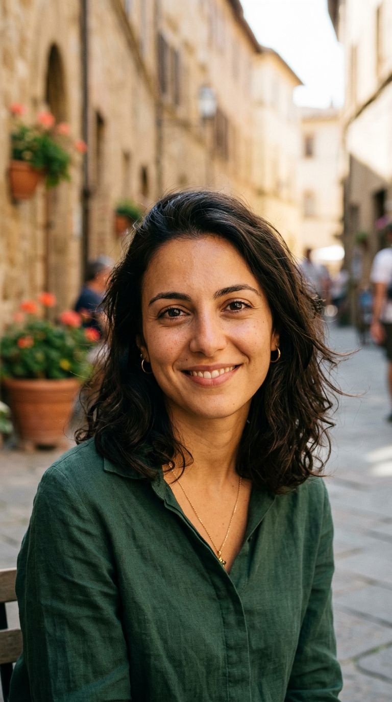Young woman from Italy