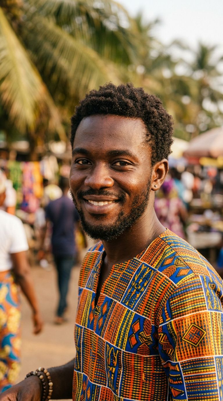 Young man from Ivory Coast
