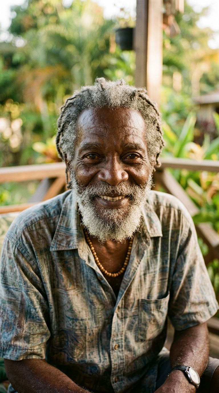 Elderly man from Jamaica