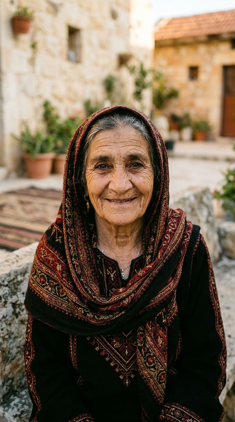 Elderly woman from Jordan