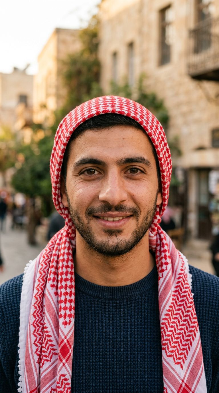 Young man from Jordan