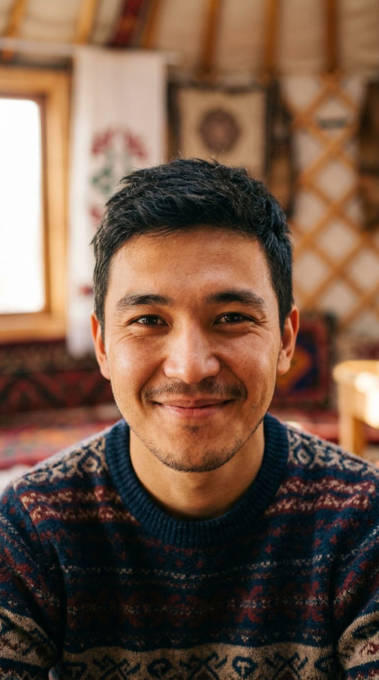 Young man from Kazakhstan