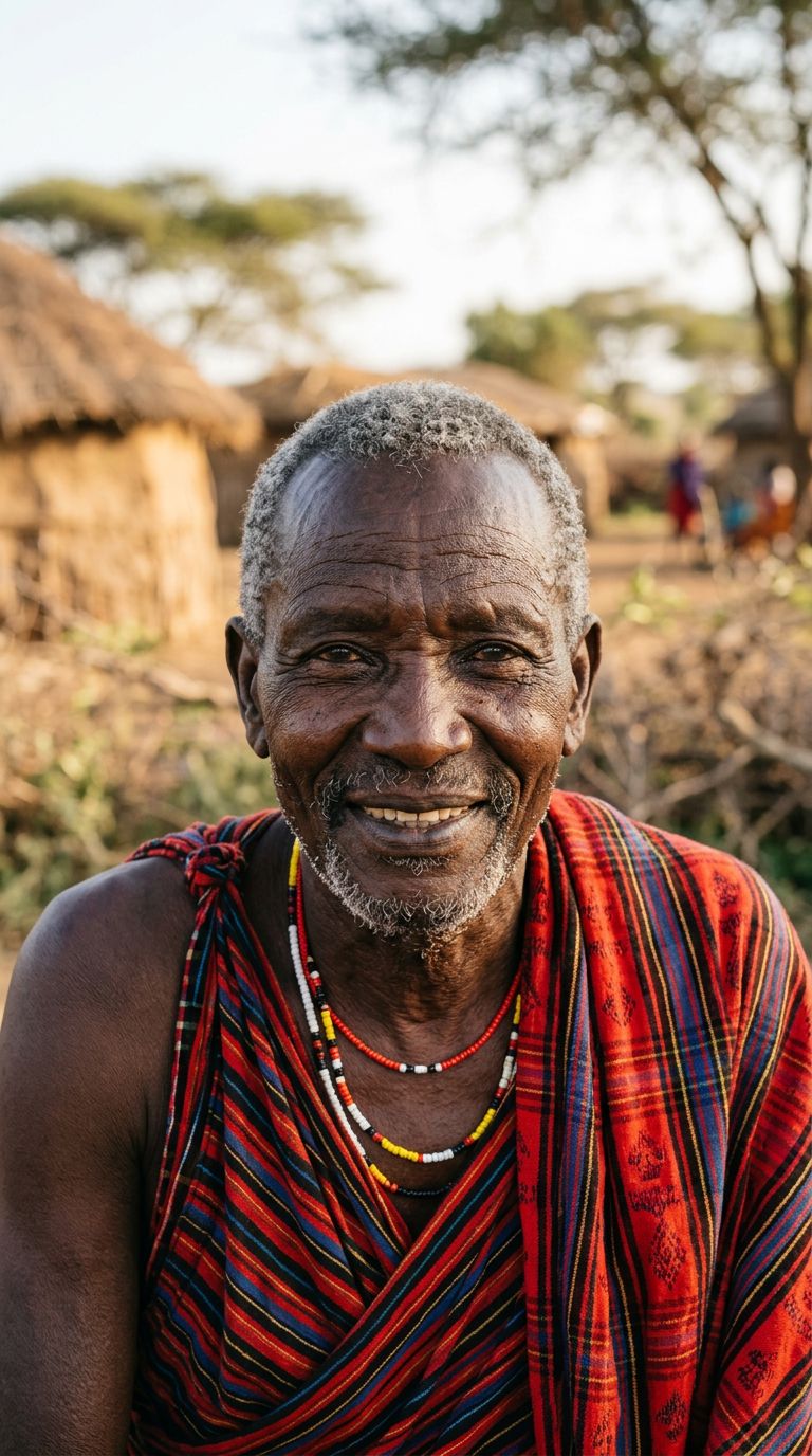 Elderly man from Kenya