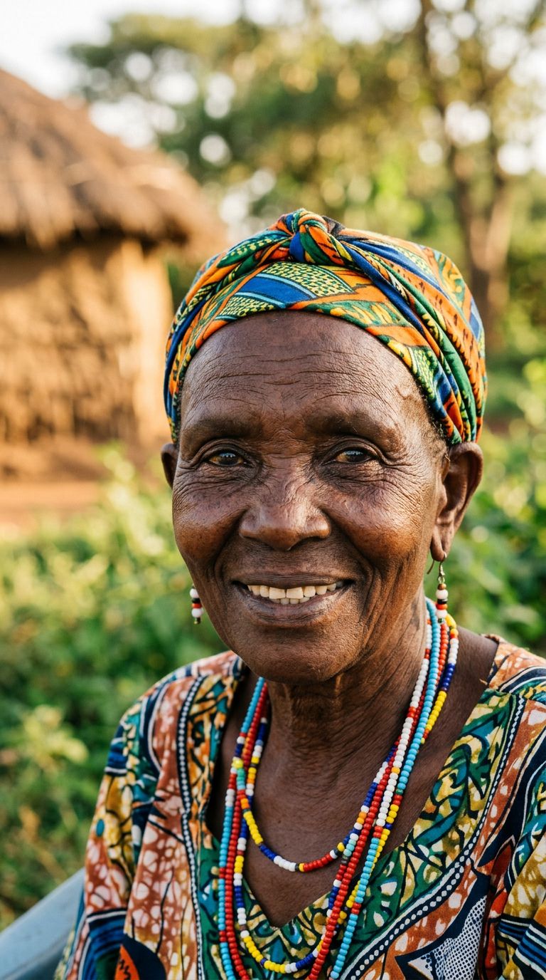 Elderly woman from Kenya