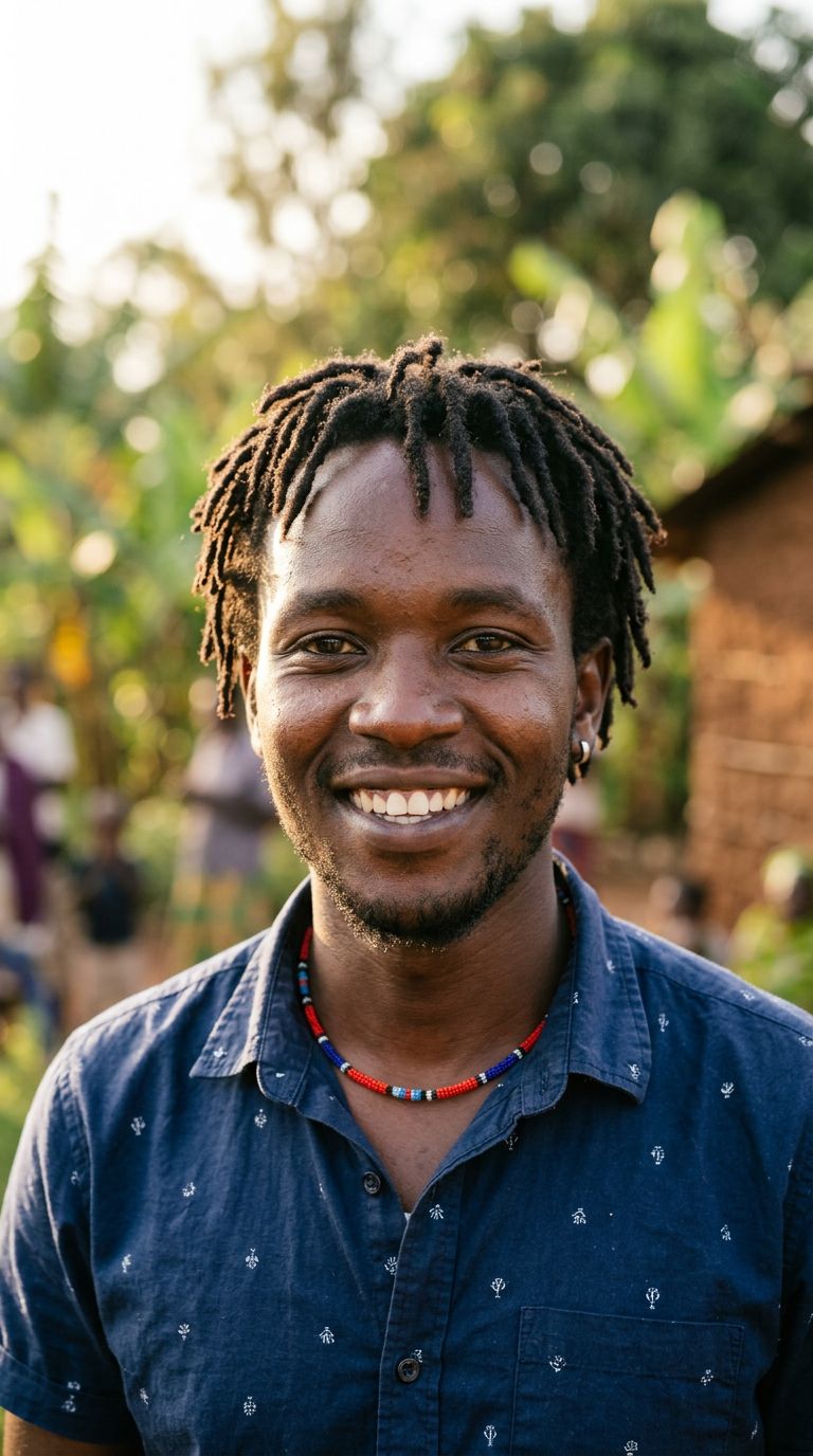 Young man from Kenya