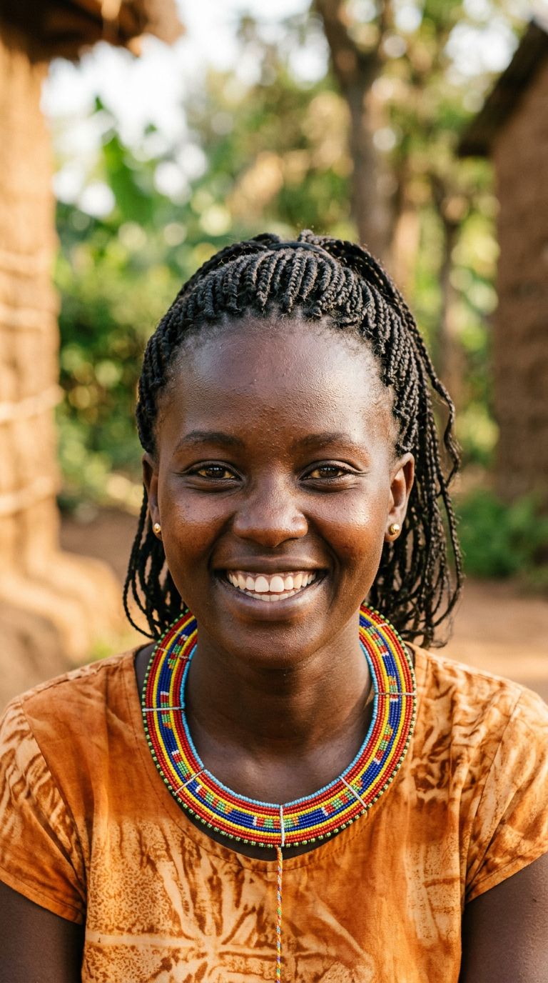 Young woman from Kenya
