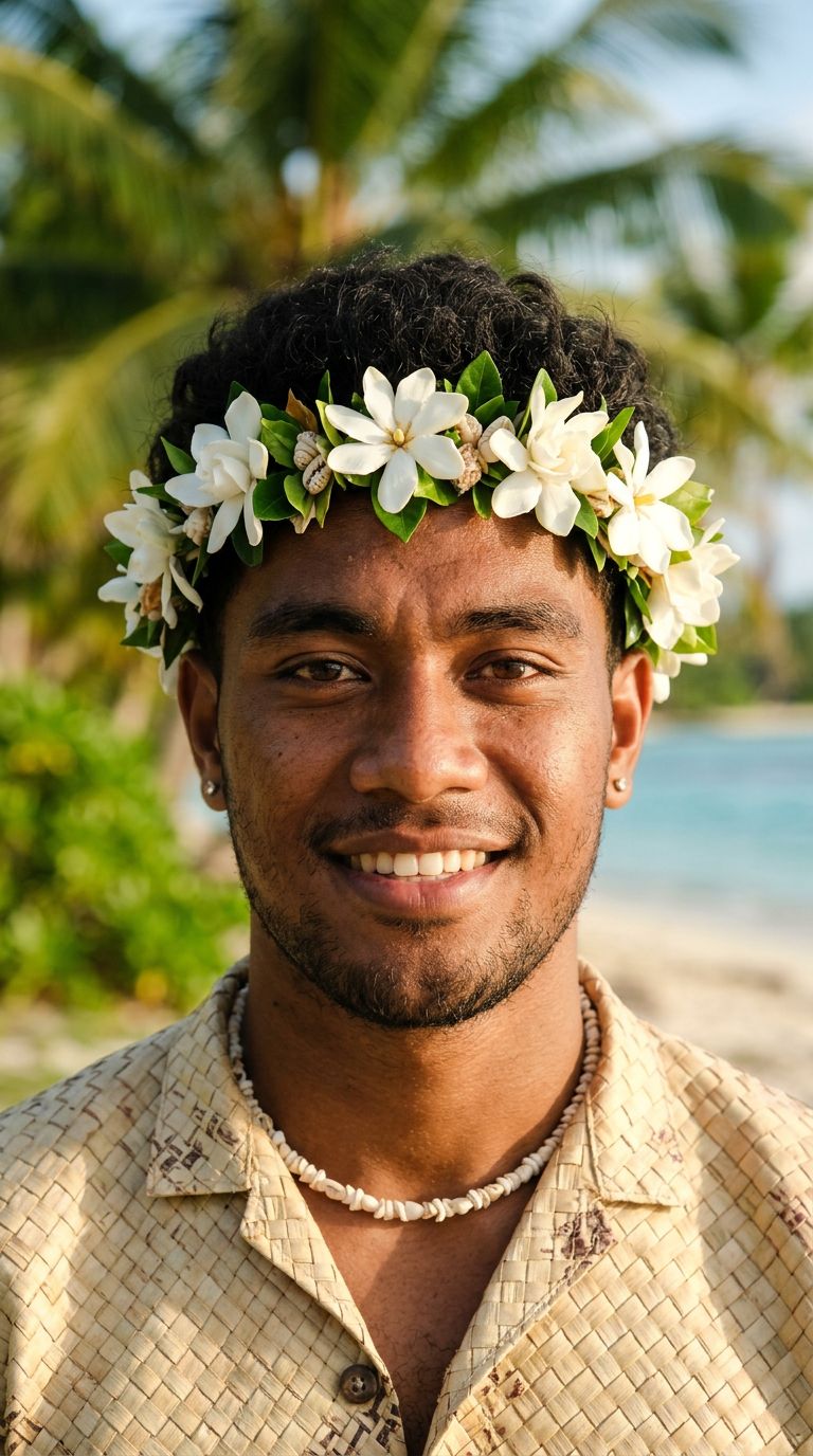 Young man from Kiribati