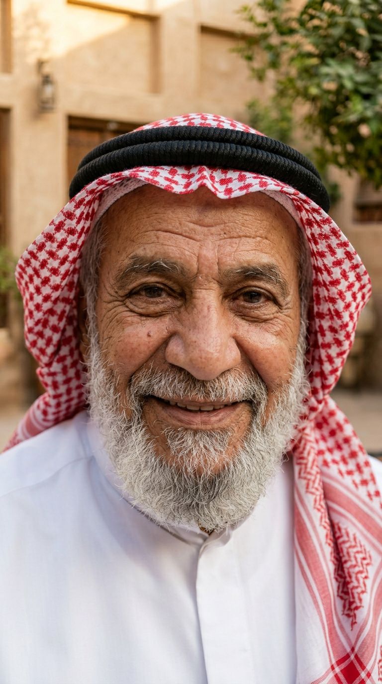 Elderly man from Kuwait